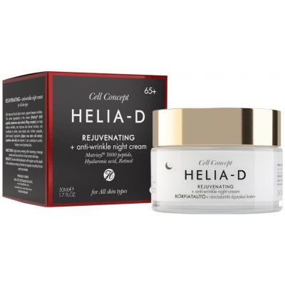 Helia-D Cell Concept 65+ omladzujúci nočný krém na tvár proti vráskam 50 ml