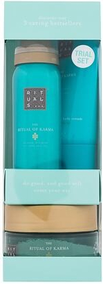 Rituals The Ritual Of Karma sprchová pěna The Ritual Of Karma 50 ml + tělový peeling The Ritual Of Karma 125 g + tělový krém The Ritual Of Karma 70 ml darčeková sada