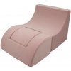 Detské rozkladacie kreslo-leňoška pink