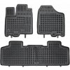 Koberce gumenné Rezaw-Plast Toyota Sienna III 5 miestna verzia 2010 so zvýšeným okrajom