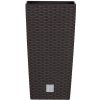 kvetináč 22,5cm RATO SQUARE DRTS225-440U umbra plastový PROSPERPLAST
