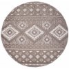 Okrúhly terasový koberec SANTORINI - 435 hnedý Priemer koberca: 200cm