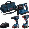 BOSCH Professional 0615A5003B BOSCH Professional Profi Set 18V Akku-Bohrhammer-Set 18,0 V, mit 3 Akkus