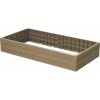 Vyvýšený záhon Base Woody Prosperplast IBWR-4665W 149,2 cm plastový hnedý
