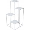 KW435 STOJAN NA 4 KVETY BIELY 40X40XV82CM