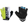 Force RADICAL fluo-bielo-čierne cyklistické rukavice - M