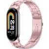 Xiaomi Mi Smart Band 8/9 náhradný náramok/remienok - BO chirurgická oceľ Farba: Rose zlatá MBSCZ-8BO008