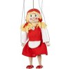 MÚ Brno Červená čiapočka 20 cm, drevená marioneta