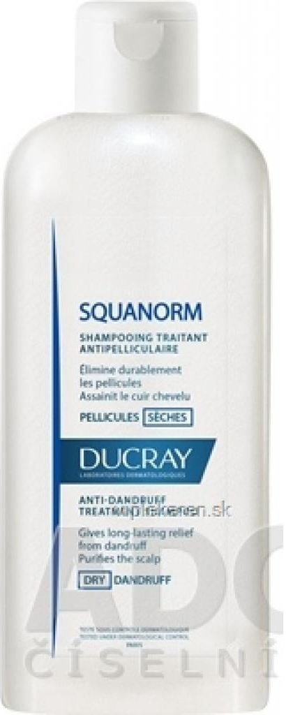 Ducray Squanorm Pellicules Séches šampón proti suchým lupinám 200 ml
