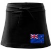 Nový Zéland fotka vlajky - Športová sukne - two in one - M ( Čierna )