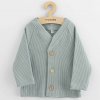 Dojčenský kabátik na gombíky New Baby Luxury clothing Oliver sivý