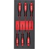 MILWAUKEE Penová vložka so sadou skrutkovačov TX set 2 - 6ks 4932492392