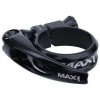 MAX1 Race sedlová objímka na rýchloupinák čierna 31,8 mm
