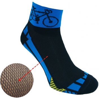 Dospelé krátke ponožky Bicykel čierna/modrá od 3,2 € - Heureka.sk