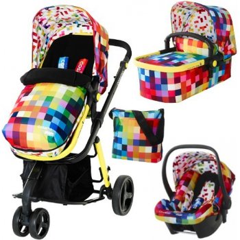 Cosatto Giggle 3 in 1 Travel System Pixelate 2015