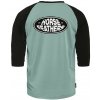 Tričko Horsefeathers Dynamo Raglan blue haze/black S 24/25 - Odosielame do 24 hodín