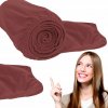 PLACHTA S GUMOU JERSEY BAVLNA 160X200 + 25CM BORDÓ