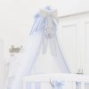 Italbaby baldachýn nad postieľku Peluche modrá Rozmery: dĺžka 600cm