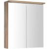 AQUALINE - KAWA STRIP Galérka s LED osvetlením 60x70x22cm, dub emporio WGL36S