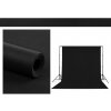 TGstudio Polypropylenové pozadie 1,6 x 5m čierne