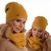 Fashionweek Dámsky set čiapka a nákrčník ZIZI-K1 Farba: horčicovú, Veľkosť: Universal