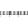 vidaXL Latkový plot so stĺpikmi 3 ks, WPC 600x60 cm