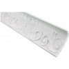 Polystyrénové dekoratívne lišty M25, rozmer 1000 x 88 x 4,8 mm, ornamenty biele, IMPOL TRADE