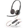 Poly náhlavní souprava Blackwire 3225, 3,5 mm jack + USB-C/A adaptér, stereo 8X229AA