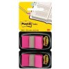 Záložky Post-it Index široké 25,4x43,2 ružová 2ks