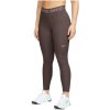 Dámske kompresné 7/8 legíny s vysokým pásom Nike PRO 365 W hnedé DV9026-237 - XS