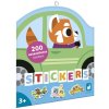 Janod Stickers samolepky pre deti dopravné prostiedky 200 ks