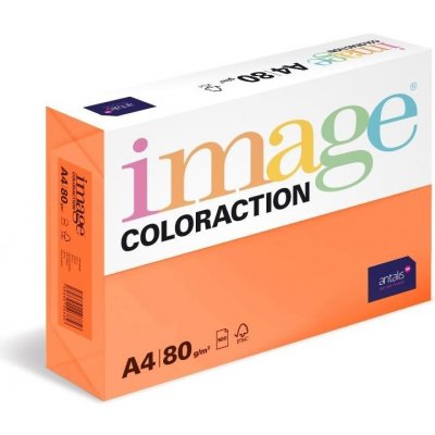 Coloraction A4 80g/500 Amsterdam cihlově oranžová OR43