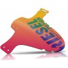 Blatník RIESEL DESIGN schlamm:PE flipflop Red-Gold metalic
