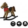 Teddies Kôň hojdací hnedý plyš na batérie 71cm so zvukom a pohybom