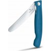 Piknikový nôž Victorinox Swiss Classic Wavy 11 cm modrý 6.7832.FC1 + 5 rokov záruka a darček ZADARMO