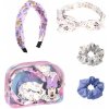 CERDÁ Beauty set MINNIE MOUSE 4ks (čelenky, scrunchie gumičky), 2500001945