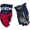 Hokejové rukavice CCM JetSpeed FT8 Navy/Red/White Junior 12 palcov