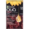 Garnier Olia Red Lacquers olejová permanentní barva na vlasy s vysokým leskem odstín 5.52 Velvety Merlot 60 g