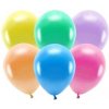 Balóny Eco 30cm metalizované, mix farieb, 100 kusov