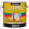Lazurol Gold, syntetická hrubovrstvá tixotropná lazúra na drevo Palisander 2,5 l