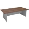 Rokovací kancelársky stôl PRIMO GRAY, 240x120 cm, sivá/orech
