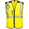 PORTWEST HI-VIS EXECUTIVE PW309 / Reflexná vesta - HV žltá/čierna S