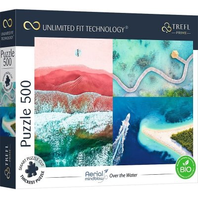 TREFL - Prime puzzle 500 UFT - Letecký pohľad: Nad vodou