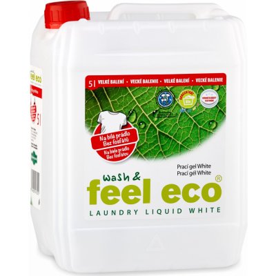 Feel Eco White prací gel na bílé prádlo 5 l