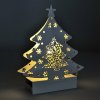Solight LED kovový vianočný stromček, 2x AA - Solight LED kovový vianočný stromček 2x AA