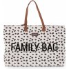 Childhome Cestovná taška Family Bag Canvas Leopard