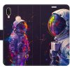 iSaprio Flip puzdro Neon Astronaut 02 pre Huawei P20 Lite n24na02-FLP2-P20lite