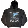Mikina The Beatles - Abbey Road & Logo, Unisex,Šedá,XXL