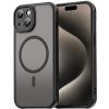 Techsuit – HaloFrost II MagSafe ochranný kryt na iPhone 15 Plus – čierny