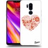 Picasee silikónový prehľadný obal pre LG G7 ThinQ - Big heart